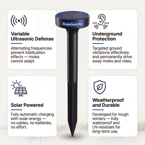 BodenTech Pro - The Solar-Powered Yard Protection