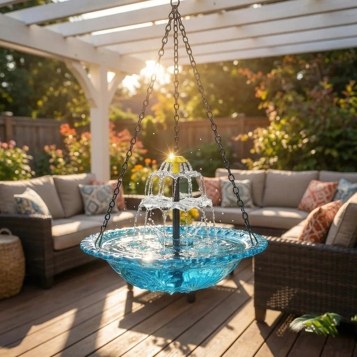 SunSpring Solar Bird Fountain